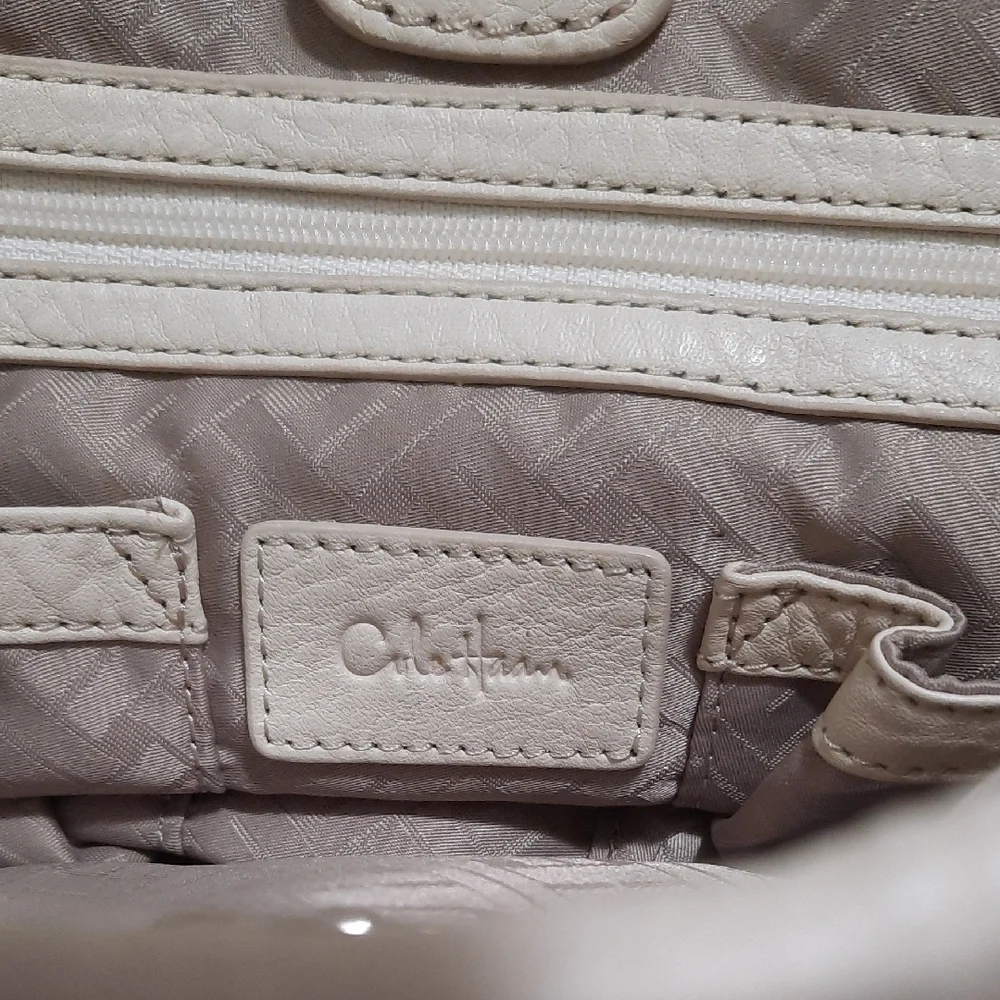 Cole Haan Cream Shoulder Bag with Structured Design